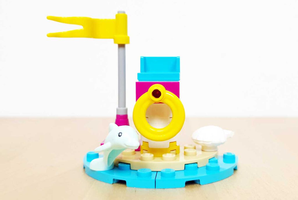 Lego Delfin mit Rettungsturm