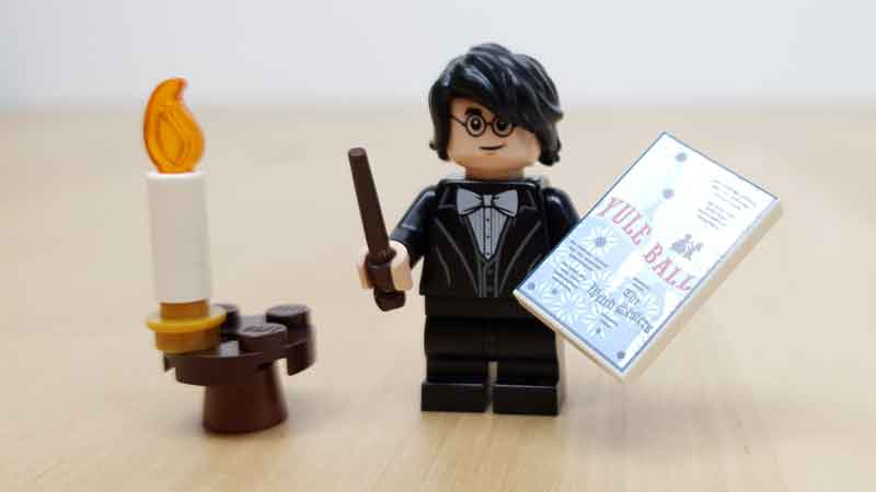 Harry Potter Minifigur mit diversen Accessoires