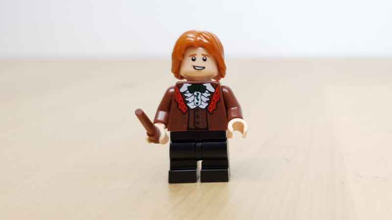 Ron Weasley Minifigur im Weihnachtsoutfit