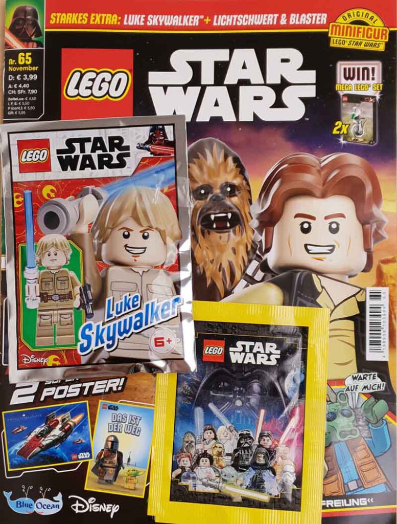 LEGO® Star Wars Heft 65 mit Luke Skywalker und Aufklebern