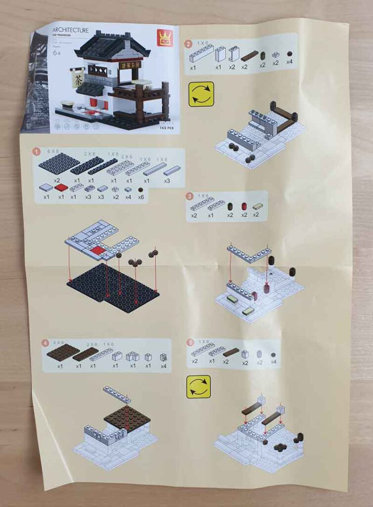 Anleitung für das Wange-Set 2315