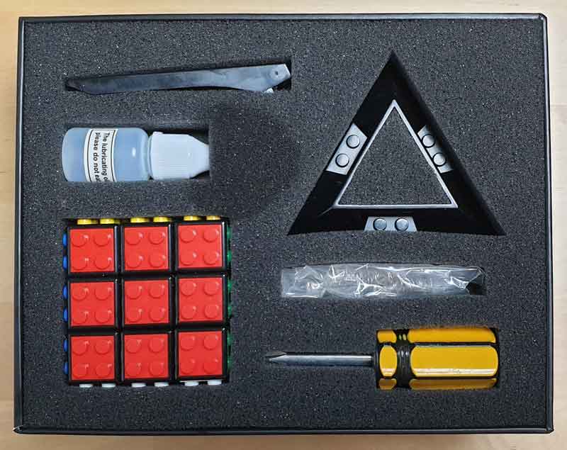 Wange Rubiks Cube Zauberwürfel Inhalt Set Box