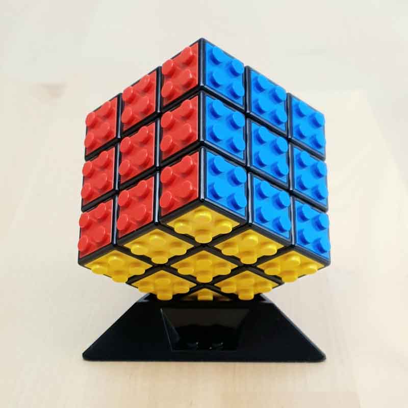 Wange Rubiks Cube Zauberwürfel aufgebaut