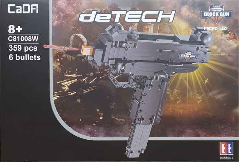 Cada Detech Cw Micro Uzi Klemmbaustein Waffe Fur Kleine Und Grosse Jungs