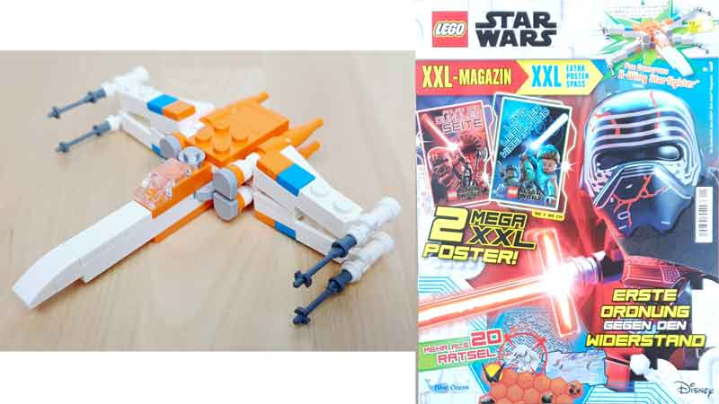 LEGO® Star Wars XXL Magazin Nr. 1 mit Polybag vom X-Wing