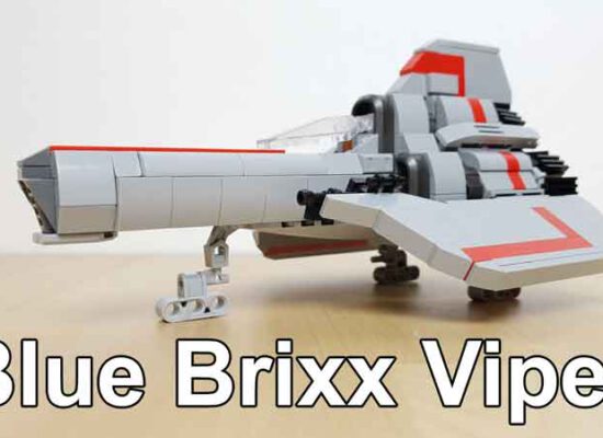 BlueBrixx Viper Battlestar Galactica MOC