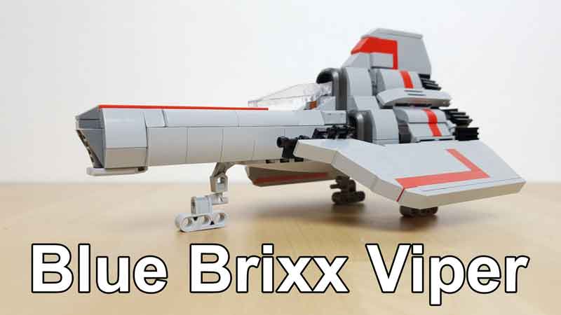 BlueBrixx Viper Battlestar Galactica MOC