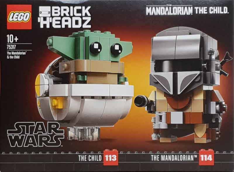 LEGO® BrickHeadz Baby Yoda und Mandalorianer™