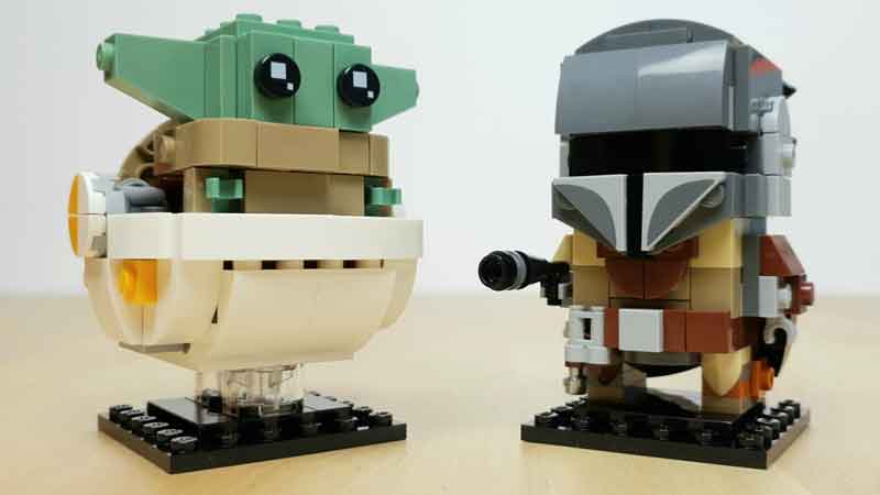 LEGO® BrickHeadz Baby Yoda und Mandalorianer™