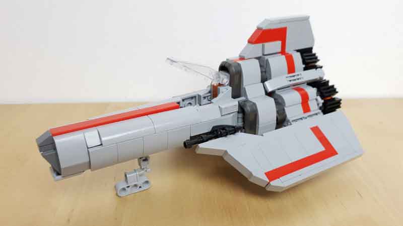 BlueBrixx Viper Battlestar Galactica MOC