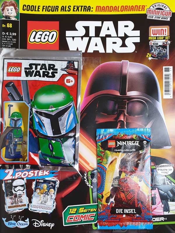 LEGO Star Wars Heft 68 mit Minifigur und Sammelkarten