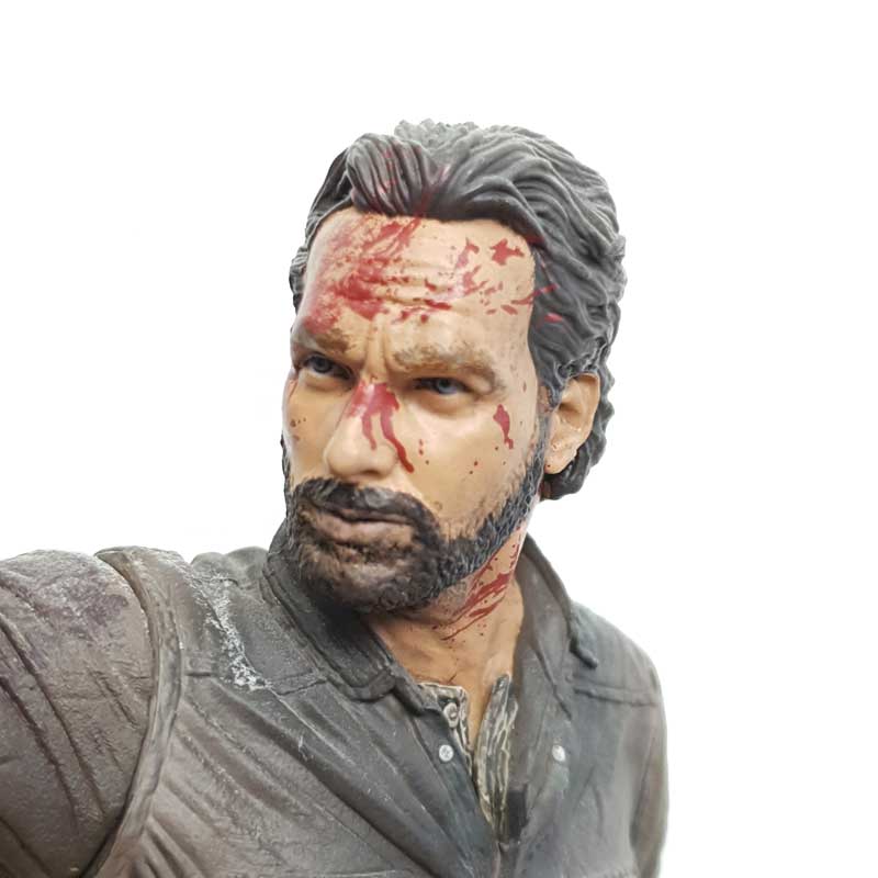 Rick Grimes Actionfigur McFarlane Gesicht