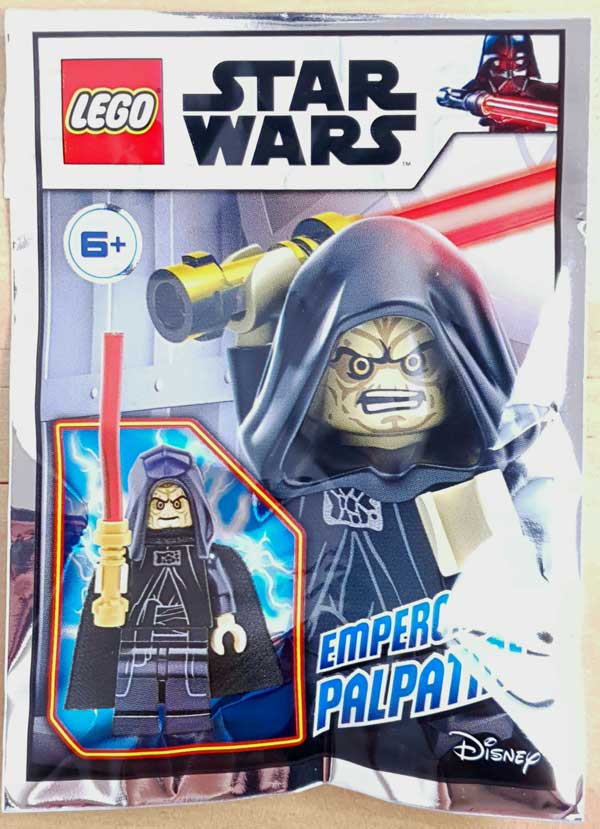 Foilpack mit Emperor Palpatine Minifigur