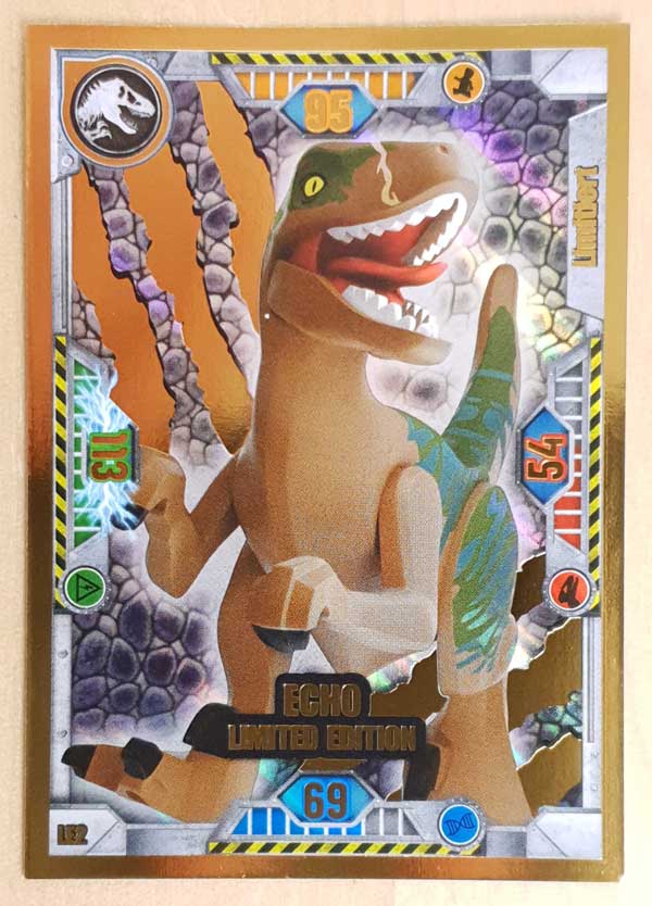 Limitierte Sammelkarte aus dem Jurassic World™ Trading Card Game