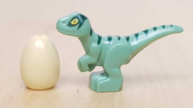 LEGO-Dino und Ei