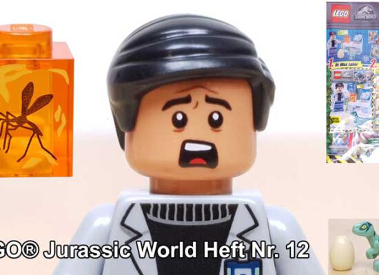 LEGO® Jurassic World™ Magazin Nr. 12 mit Dr. Wus Labor