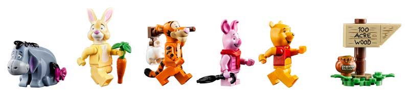 Winnie the Pooh und Freunde - LEGO®-Minifiguren