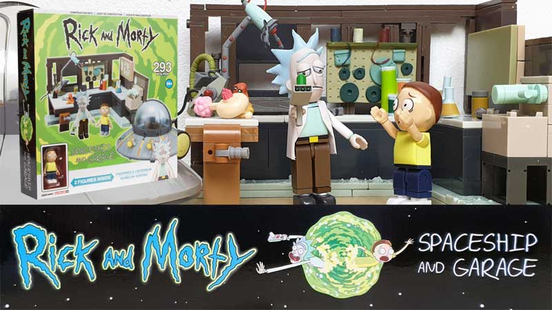 Rick and Morty Spaceship and Garage