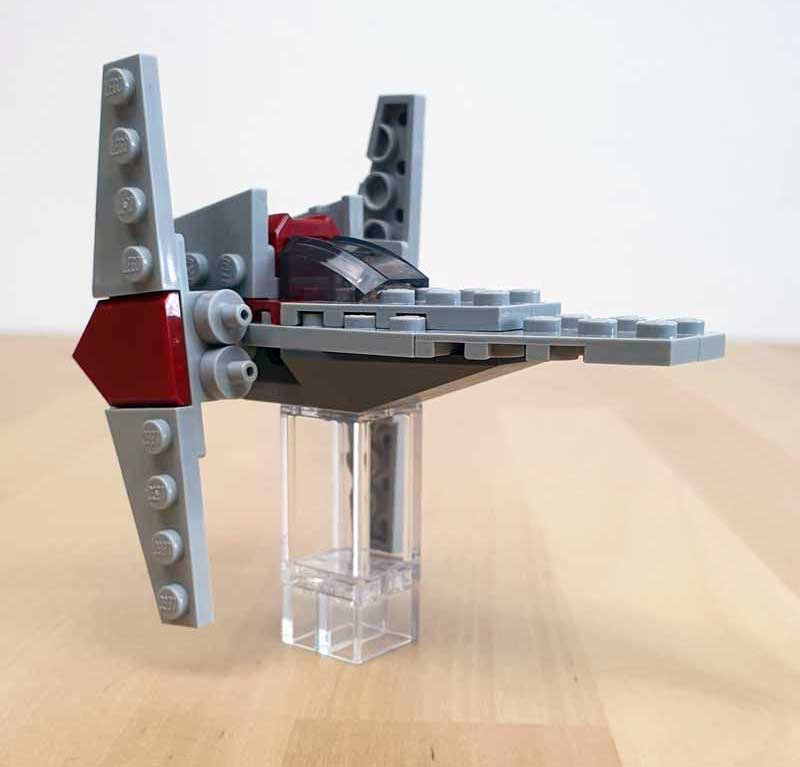 LEGO® V-Wing™ Seitenansicht