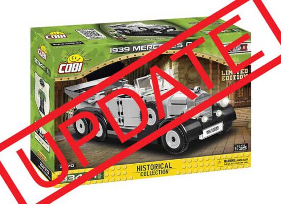 COBI: 1939 Mercedes G4 wird nicht veröffentlicht (Update)