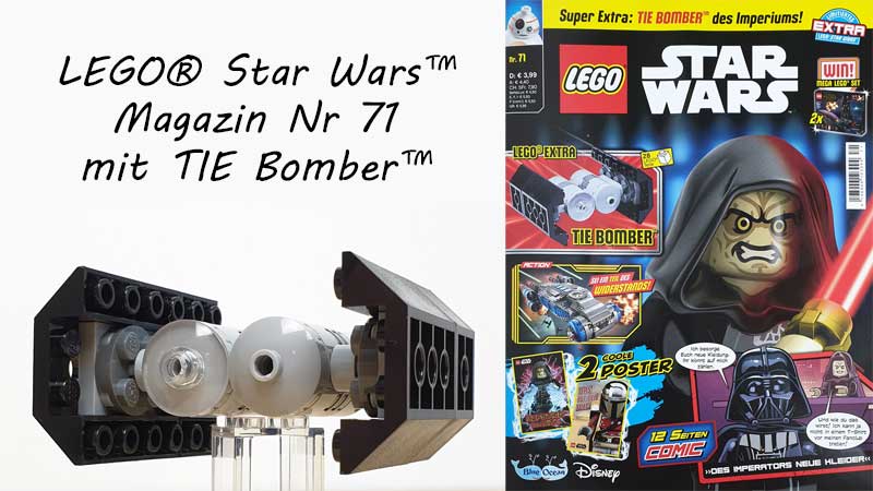 LEGO® Star Wars Magazin 71/2021 mit TIE Bomber™