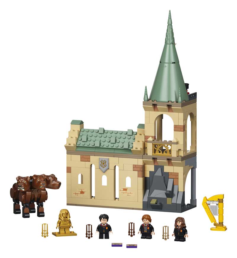 LEGO® Harry Potter™ Hogwarts™: Fluffy Encounter (76387) aufgebautes Set