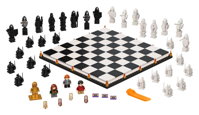 Hogwarts™ Zauberschach 76392 von LEGO aufgebautes Set