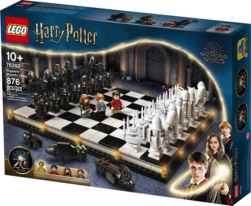 Hogwarts™ Zauberschach 76392 von LEGO Karton Vorderseite