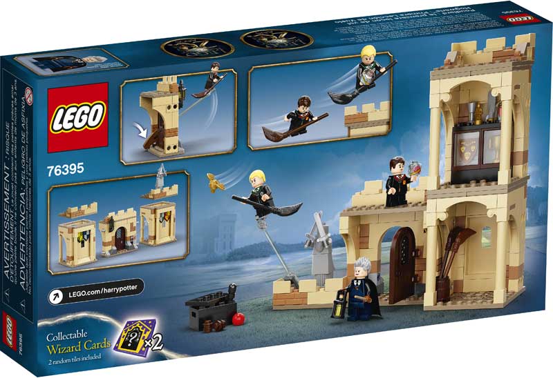 Hogwarts™: Erste Flugstunde von LEGO 76395 Karton Rückseite