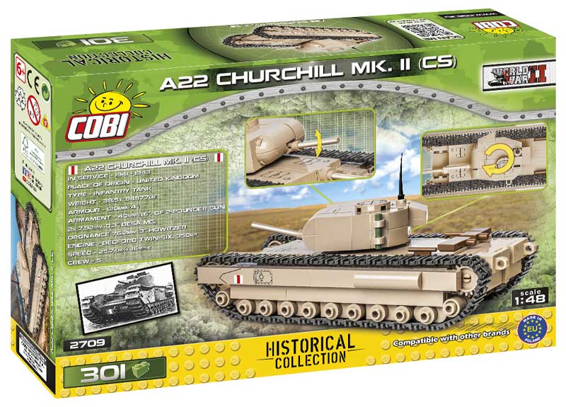 A22 Churchill Mk. II CS (2709) Karton Rückseite