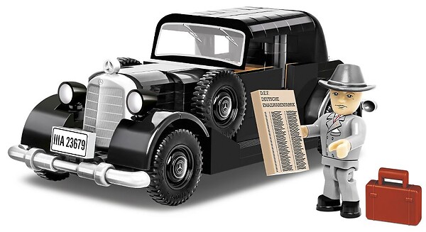 2250 Limited Edition COBI, Oskar Schindler mit Aktentasche und bedruckter Fliese