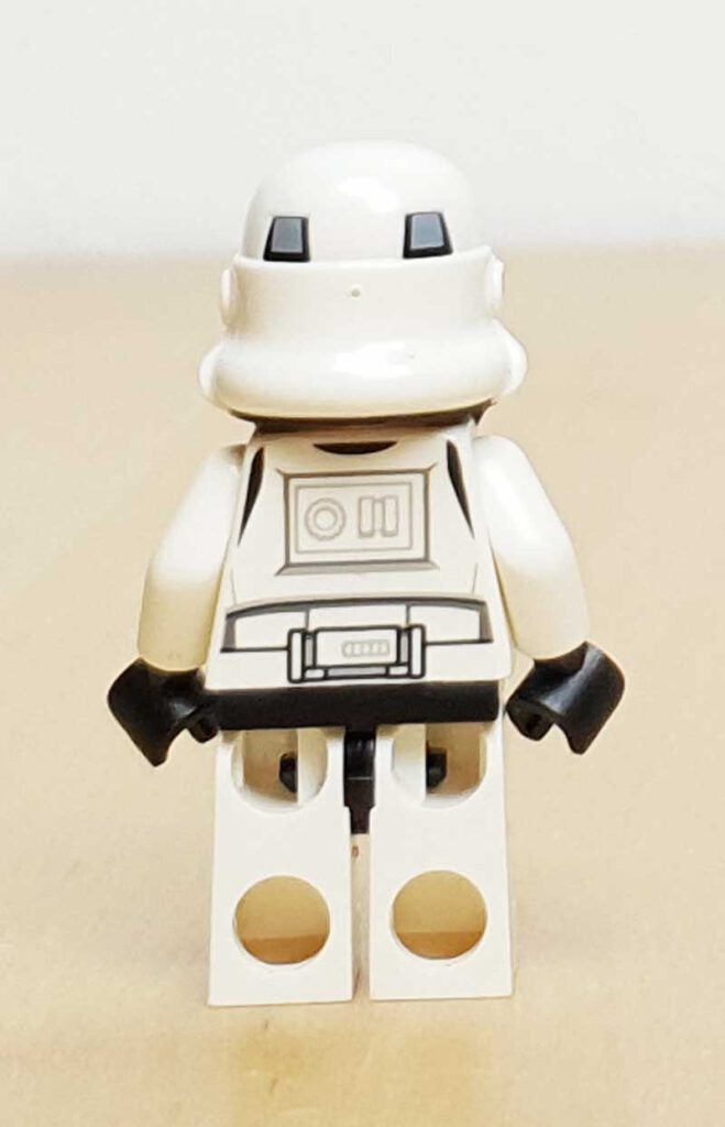 LEGO Star Wars Heft 62/2020 mit Stormtrooper Minifigur Rückenansicht