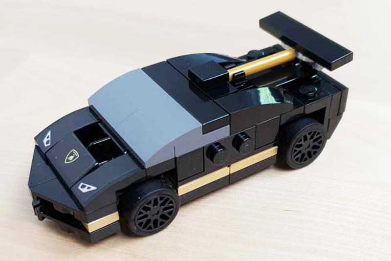 Lego Lamborghini Hurácan Super Trofeo EVO aufgebautes Set