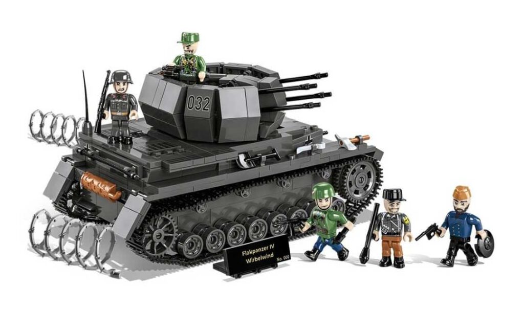 Flakpanzer IV Wirbelwind mit 5 Minifiguren (2547)