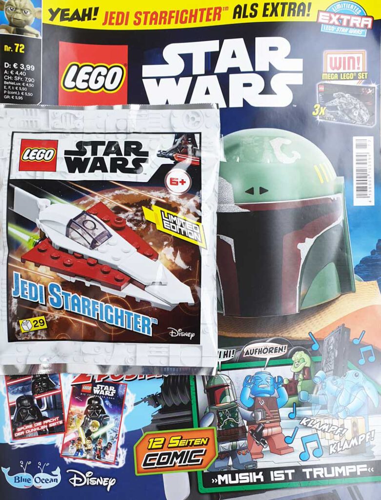 LEGO® Star Wars™ Magazin Nr. 72/2021 mit Jedi Starfighter™