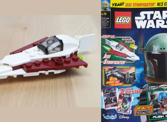 LEGO® Star Wars™ Magazin Nr. 72/2021 mit Jedi Starfighter™