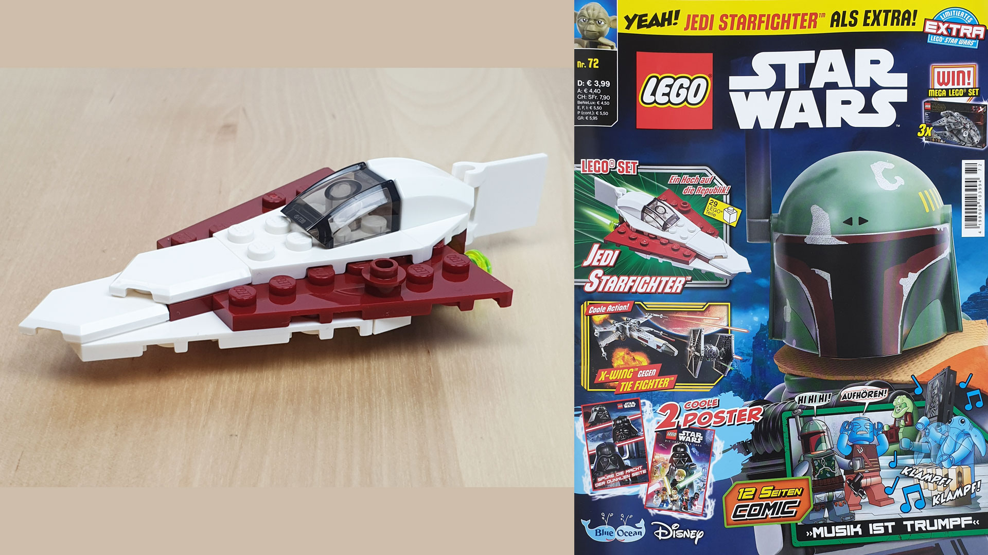 LEGO® Star Wars™ Magazin 72/2021 mit Jedi Starfighter™