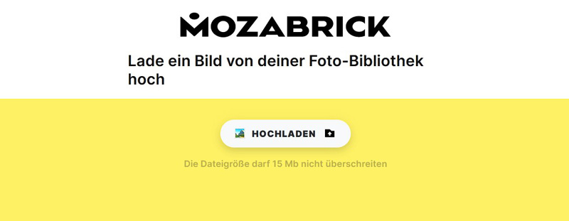 Foto für Mosaik testen (Mozabrick)