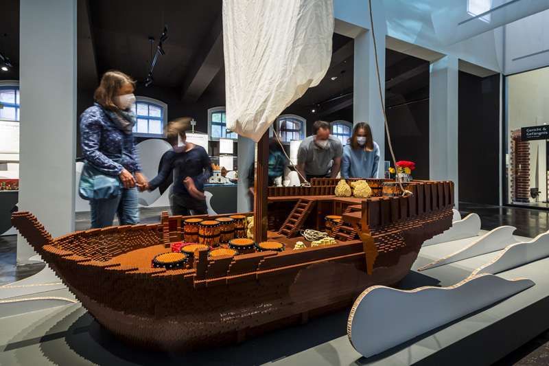 Dauerausstellung „Hanse steinreich – eine LEGO Zeitreise“, im Hansemuseum Lübeck