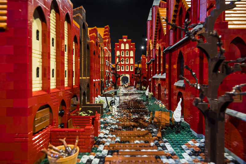 Dauerausstellung „Hanse steinreich – eine LEGO Zeitreise“, im Hansemuseum Lübeck