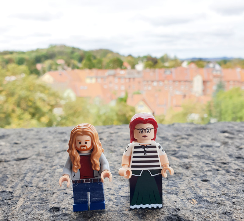 Minifiguren Kay und Jana in Quedlinburg
