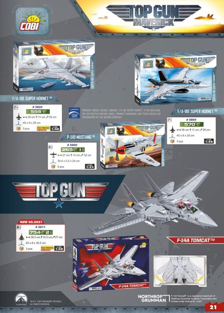 Top-Gun-Sets von COBI (Europa)