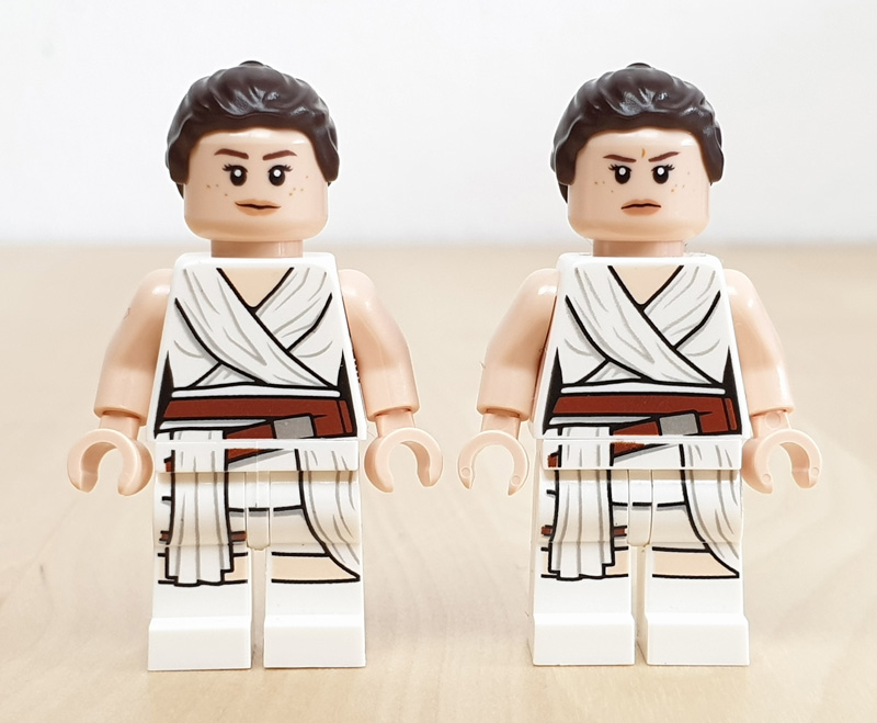 Minifigur Rey mit Wechselgesicht