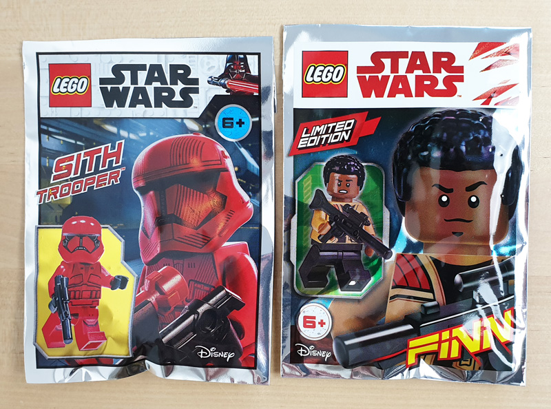 Foilpacks mit Finn und Sith Trooper