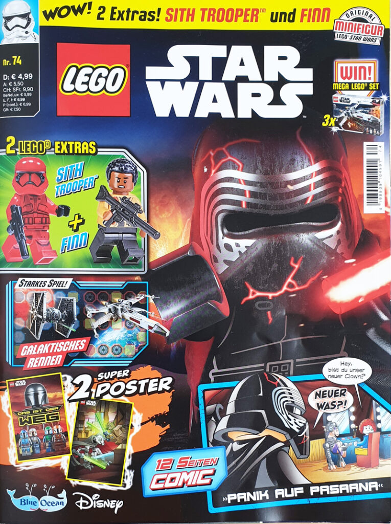 LEGO® Star Wars™ Magazin Nr. 74/2021 mit Sith Trooper und Finn Minifiguren
