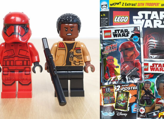 LEGO® Star Wars™ Magazin Nr. 74/2021 mit Sith Trooper und Finn Minifiguren