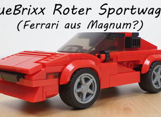 BlueBrixx Roter Sportwagen  in Magnum-Optik Review
