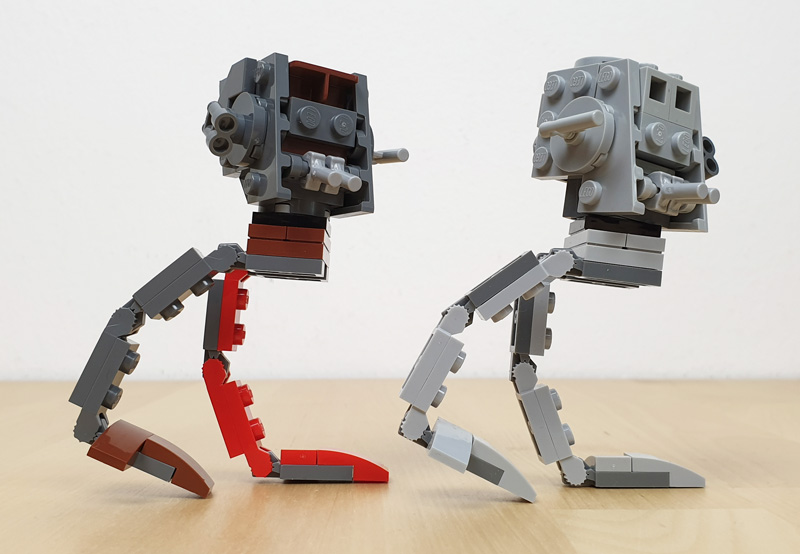 LEGO AT-ST™ und AT-ST™ Raider im Vergleich