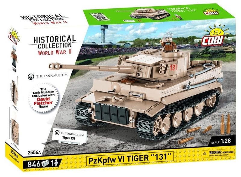 COBI Tiger 131 2556A mit David Fletcher Minifigur