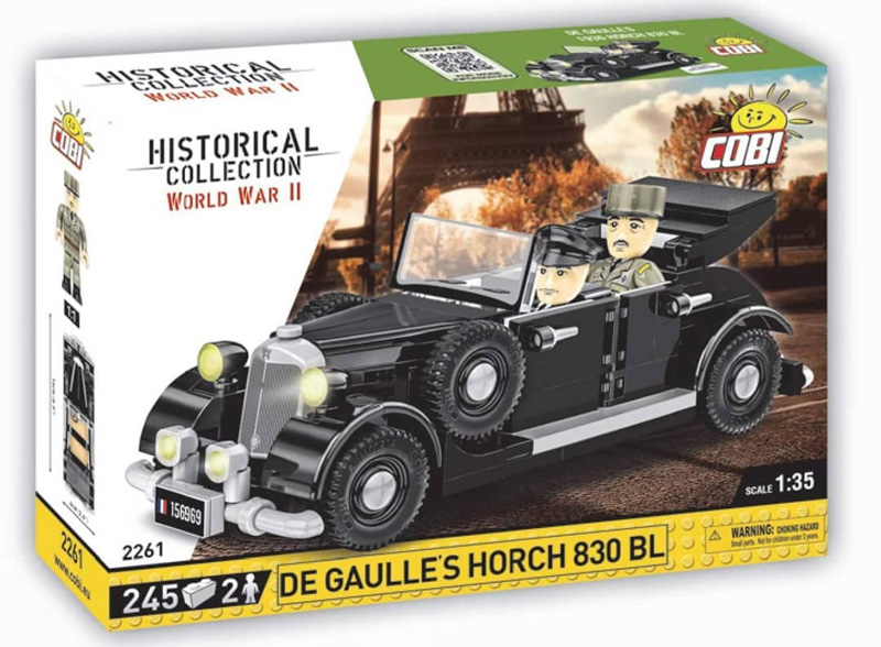COBI De Gaulle's Horch 830 BL 2260 in der limitierten Version